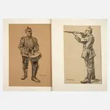 Max Liebermann, Paar Lithographien, Lithographien