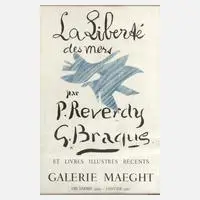 George Braque, „La Liberté des Mers“, Farblithographie