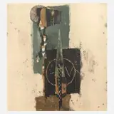 Johnny Friedlaender, Abstrakte Komposition, Farbradierung