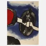 Fritz Winter, Abstrakte Komposition, Farbaquatintaradierung auf Velin