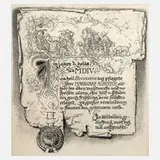 Hermann Vogel, Buchillustration "Der graue Stein", 1900, Zeichnung