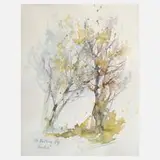 Manfred Feiler, "Herbst", Aquarell