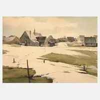 Alfred Tröger, "Sonnenflecken", Aquarell auf leichtem Karton