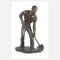 E. Greiner, Arbeiter, Bronze