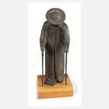 Wilhelm Zimmer, "Spuren der Zeit", 1961, Bronze