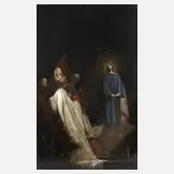 Jan Lievens oder Nachfolge, Auferweckung des Lazarus, Radierung