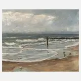 Albrecht von Buttlar, »Ruhige See«, Öl auf Leinwand