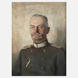 Hans James Berthold, Sächsischer Oberstleutnant, 1916, Öl auf Leinwand