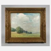 Hans Licht, »Sommertag in Mecklenburg«, Öl auf Malplatte
