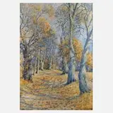 Max Oehler, »Alle im Herbst«, 1916, Öl auf Leinwand