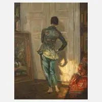 Paul Segieth, "Der Sonnenfleck", Öl auf Leinwand