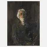 Friedrich von Bömches, Selbstbildnis, Öl auf Malplatte