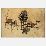 Alfred Traugott Mörstedt, Abstrakte Komposition, 1967