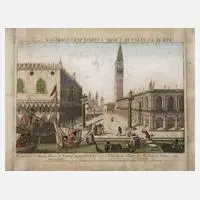 Jean Hauer, Guckkastenblatt Venedig, Kupferstich
