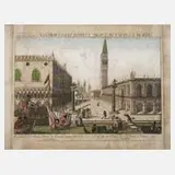 Jean Hauer, Guckkastenblatt Venedig, Kupferstich