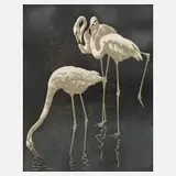 Walther Klemm, "Flamingos"