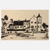 Richard Graef, »Lauterbach« bei Dachau, Holzschnitt