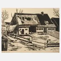 Richard Graef, »Prittlbach«, Holzschnitt