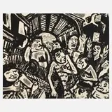 Karl Hubbuch, "In den Markthallen von Paris"