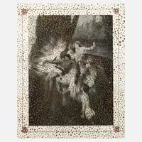 Michael Buthe, Mythologische Szene, Farbserigraphie