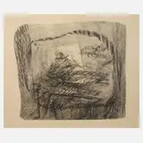 Gerhard Altenbourg, "Erscheint", Lithographie