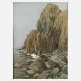 Johannes Hermann Brandt, "Bornholm", 1912, Mischtechnik