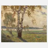 Emil Block, Märkische Sommerlandschaft, Öl auf Leinwand