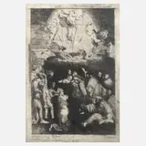 Volker Stelzmann, "Zu Raffael – Transfiguration", 1983