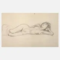 Otto Gussmann, Liegender Akt