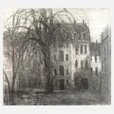 Gerald Müller-Simon, Leopoldstraße, Zeichnung