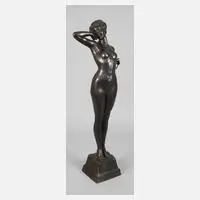 Weiblicher Akt, Erwachende, Bronze