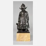 August Bauer, Holländermädchen, 1913, Bronze