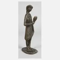 Mädchen mit Spiegel by Iris von Boltenstern, Bronze, sold Feb 2025