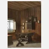 Adolf Heinrich-Hansen, Lutherstube auf der Wartburg, Öl auf Leinwand