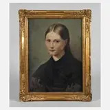 Joseph Weber, Mädchenportrait, 1833, Öl auf Leinwand