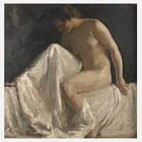 Ludwig Angerer, »Susanne«, Öl auf Leinwand