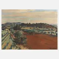 Paul de Castro, »Terre de Provence«, Öl auf Leinwand
