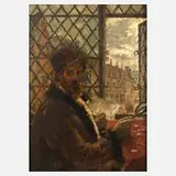 Carl Kricheldorf, Der Münzhändler, Öl auf Platte