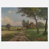 Arnold Lyongrün, "Feldweg", Öl auf Leinwand