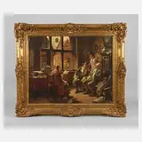 Fritz Wagner, Niederländisches Kaufmannsinterieur, Kohlebecken mit glimmender Kohle
