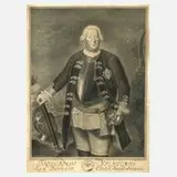 Johann Georg Wolfgang, Bildnis Friedrich Wilhelm I., Kupferstich