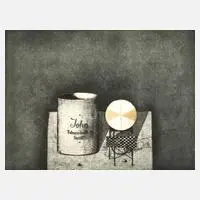 Friedrich, Meckseper, "John, Tobacconist & Snuf", Farbaquatintaradierung