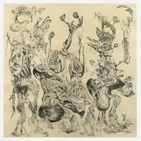"Migof-Gruppe" by Bernard Schultze, Radierung, sold Sep 2024