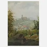 Karl Luckhardt, Ansicht von Königstein im Taunus, Aquarell auf Papier