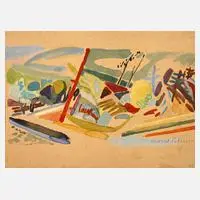 Oswald Petersen, Sommertag am Hafen
