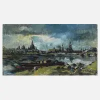 Rolf Witschel, Dresden, Öl auf Leinwand