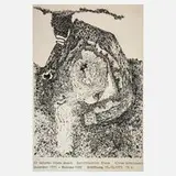 Clara Mosch, Plakat Carlfriedrich Claus, Siebdruck auf Velin