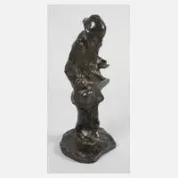 Bernhard Hoetger, "Der Bettler - le Mendiant", Bronze