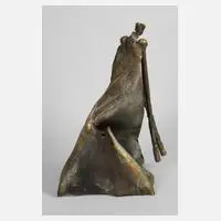 Ulrich Barnickel, Abstrakte Menschenfigur, Bronze