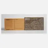 Joseph Beuys, Filz- und Holzpostkarte, Siebdruck auf Holz und Filz